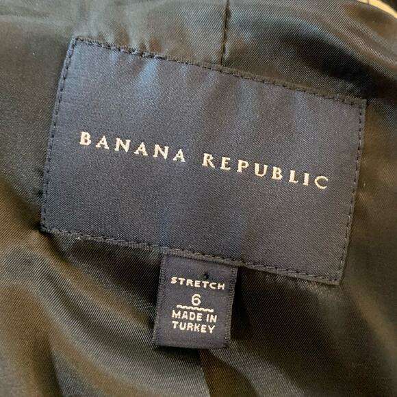 Banana Republic Women’s Size 6 Black Stretch Blazer - Picture 6 of 8